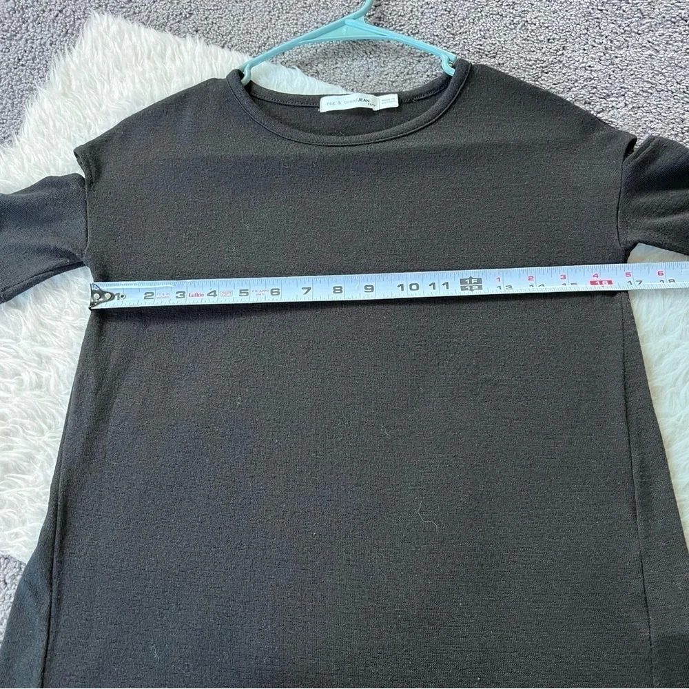 Rag & Bone black cold shoulder tee size xs - Picture 8 of 8